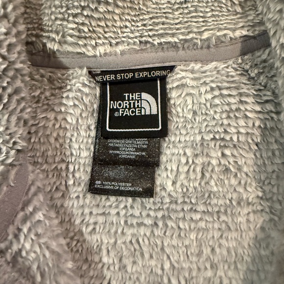 The North Face Osito Gray Full Zip Fleece Jacket Women’s M - Picture 4 of 13